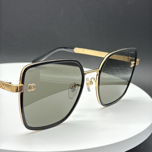 Chanel Sunglasses CH7403 Black/Gold 57mm
H-12 - Picture 1 of 16